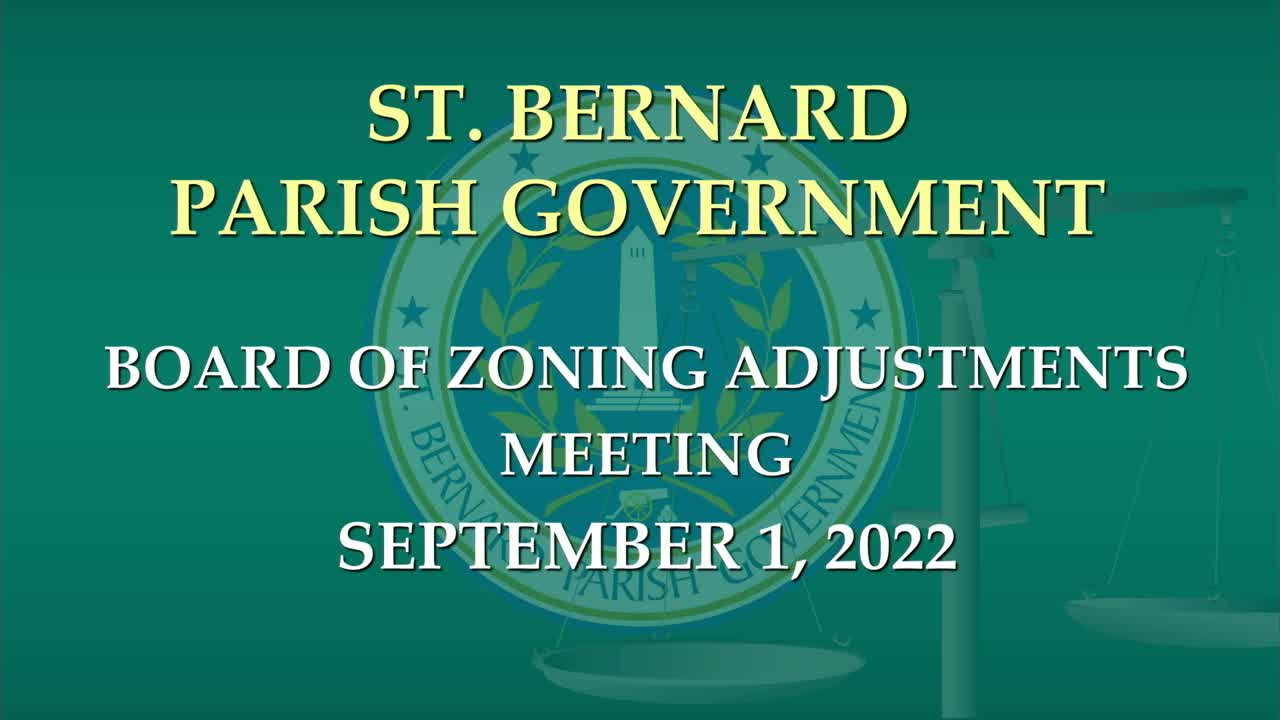 Thumbnail image for BZA Meeting 9/1/22